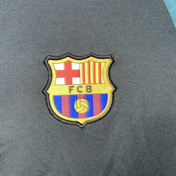 NIKE Dri-FIT Strike 1/4 zip BARCELONA FBC Grey Cabana Fc Barcelona YOUTH XL - Picture 4 of 11